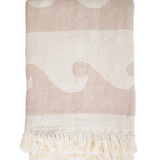 Sandy Waves Jacquard Throw