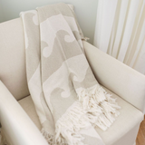 Sandy Waves Jacquard Throw